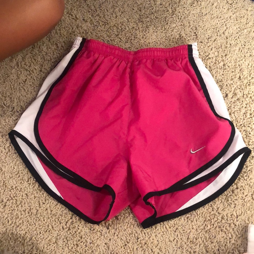 pink nike shorts